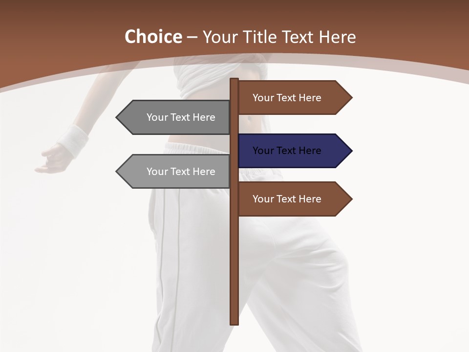 Young Girl Performance PowerPoint Template