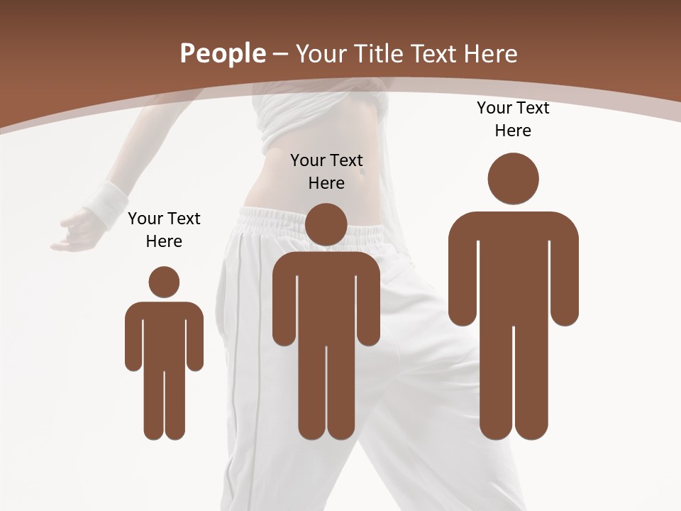 Young Girl Performance PowerPoint Template