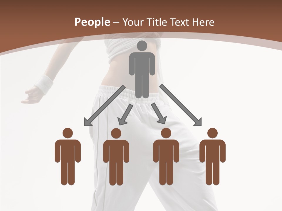 Young Girl Performance PowerPoint Template