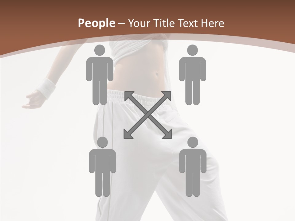 Young Girl Performance PowerPoint Template