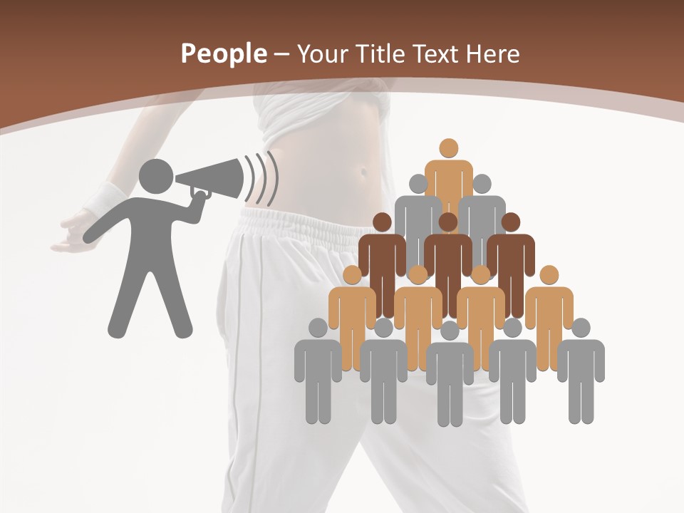 Young Girl Performance PowerPoint Template