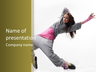 Dancer Exercise Action PowerPoint Template