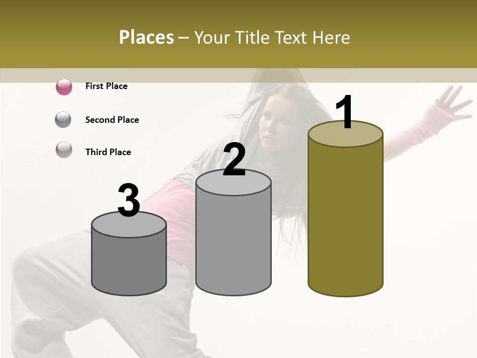 Dancer Exercise Action PowerPoint Template