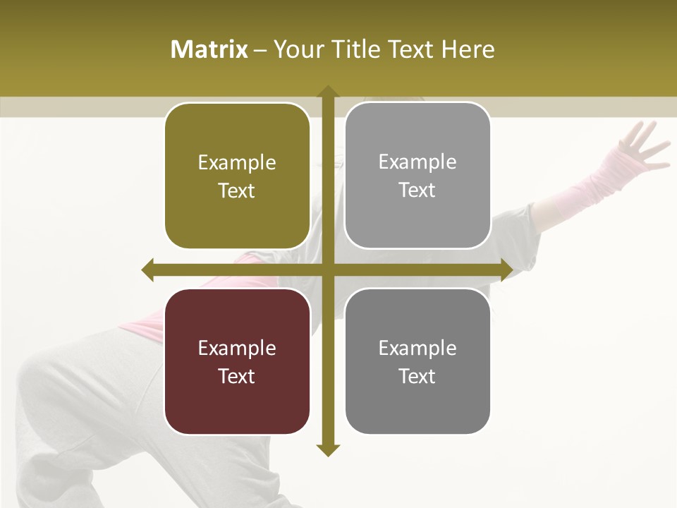 Dancer Exercise Action PowerPoint Template