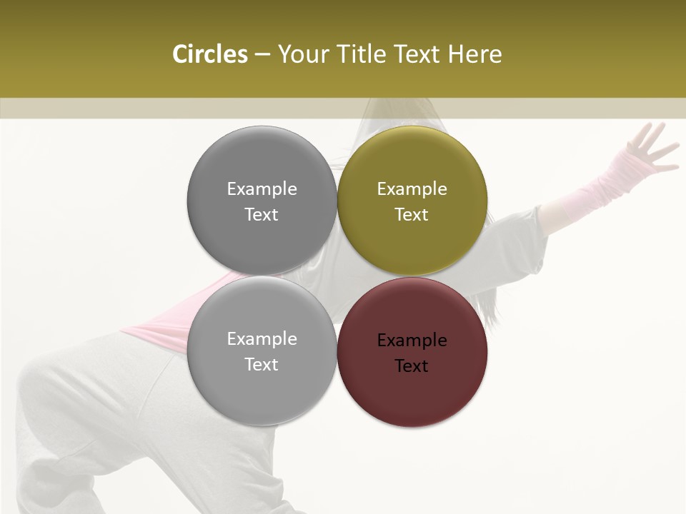 Dancer Exercise Action PowerPoint Template