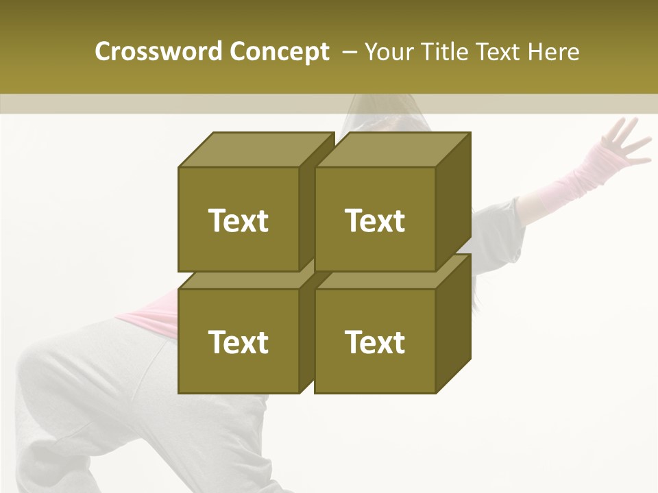 Dancer Exercise Action PowerPoint Template