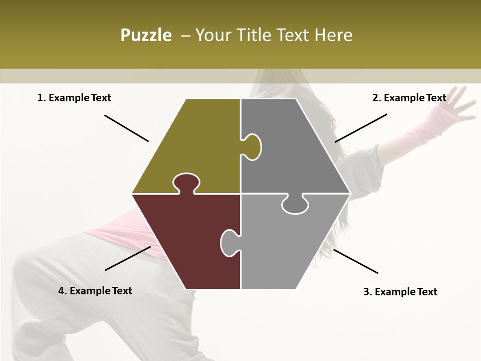 Dancer Exercise Action PowerPoint Template