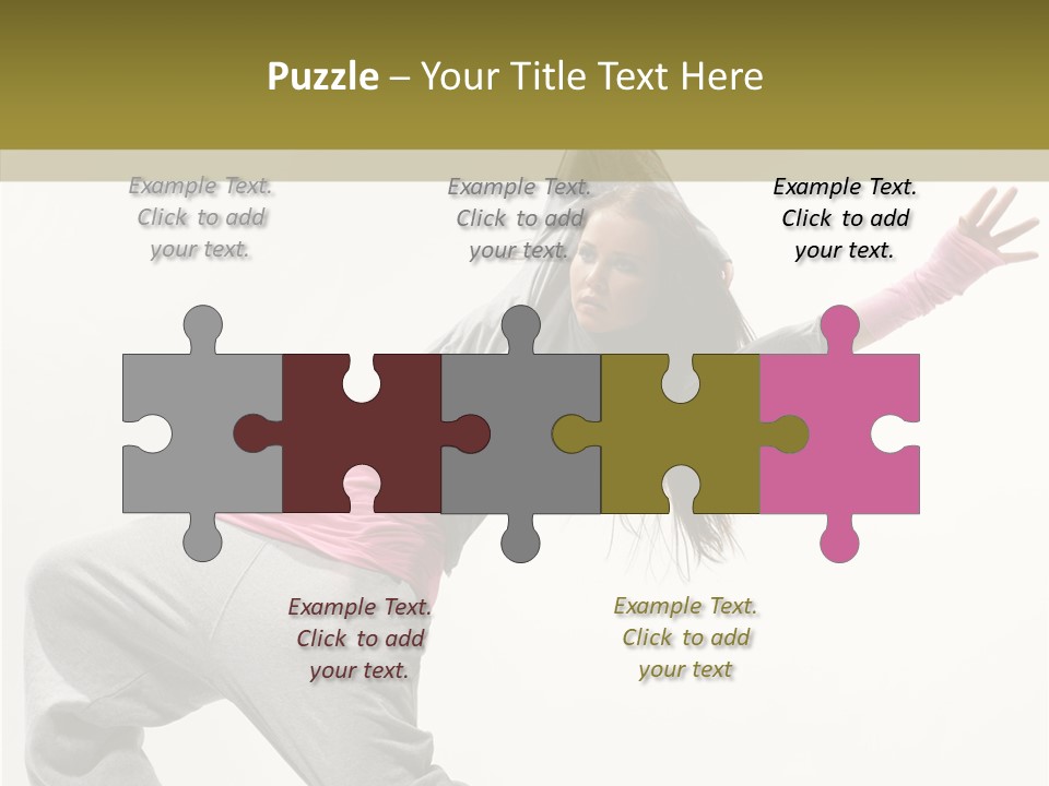 Dancer Exercise Action PowerPoint Template