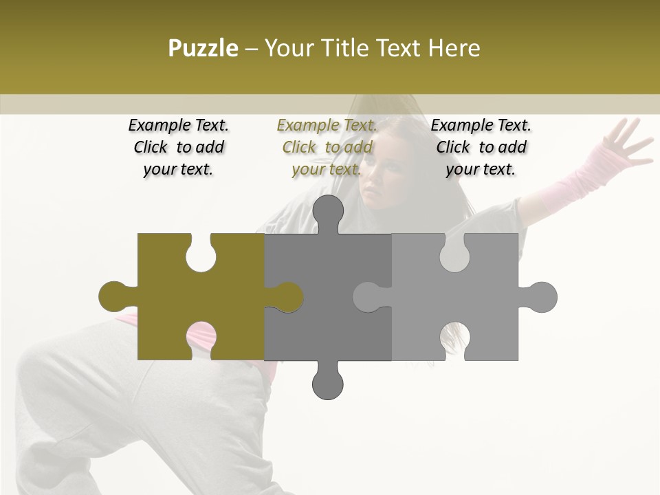 Dancer Exercise Action PowerPoint Template