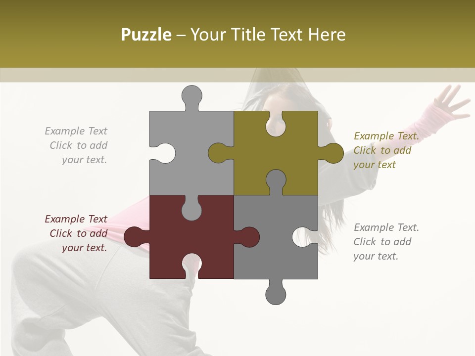 Dancer Exercise Action PowerPoint Template