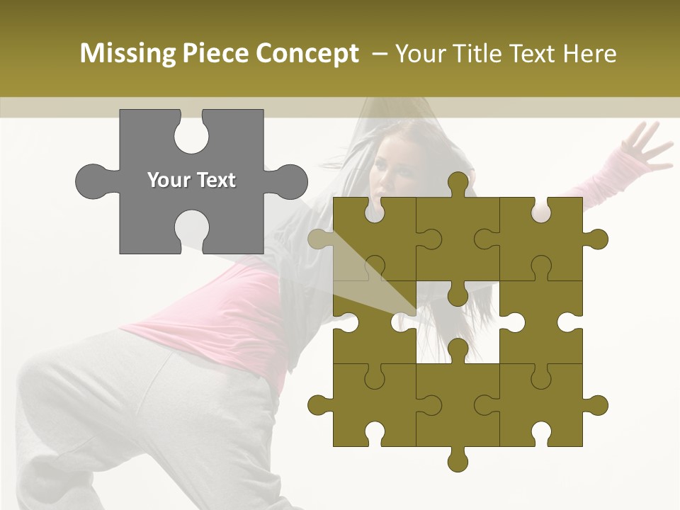 Dancer Exercise Action PowerPoint Template