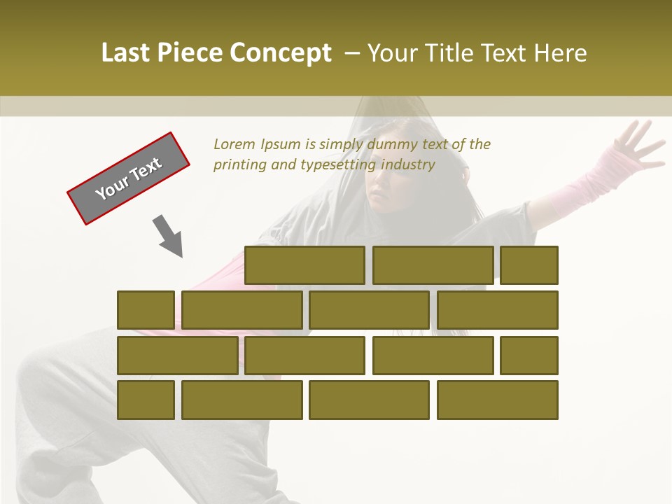 Dancer Exercise Action PowerPoint Template