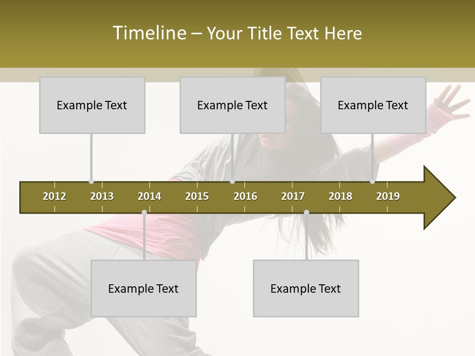 Dancer Exercise Action PowerPoint Template