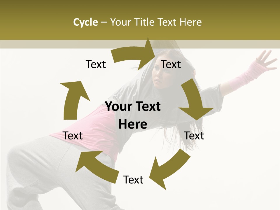 Dancer Exercise Action PowerPoint Template