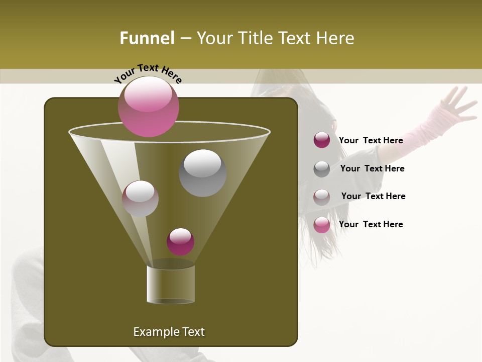 Dancer Exercise Action PowerPoint Template
