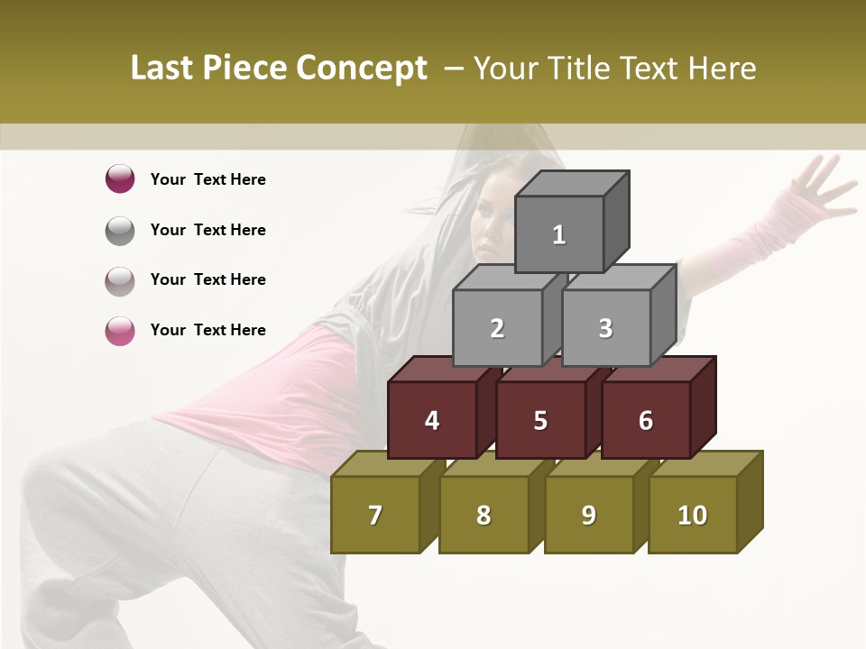 Dancer Exercise Action PowerPoint Template