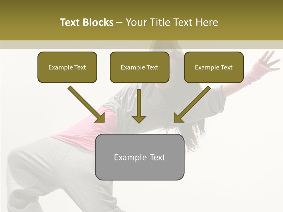Dancer Exercise Action PowerPoint Template