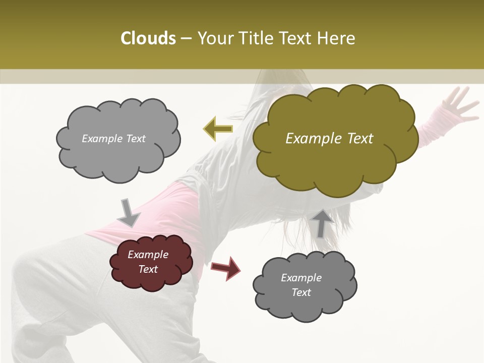 Dancer Exercise Action PowerPoint Template