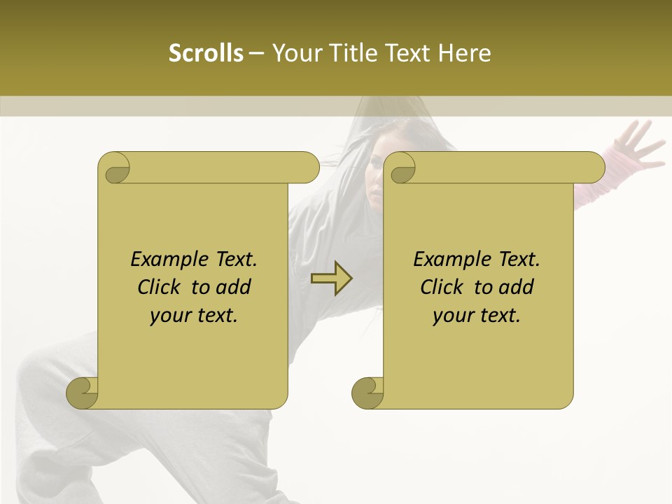 Dancer Exercise Action PowerPoint Template