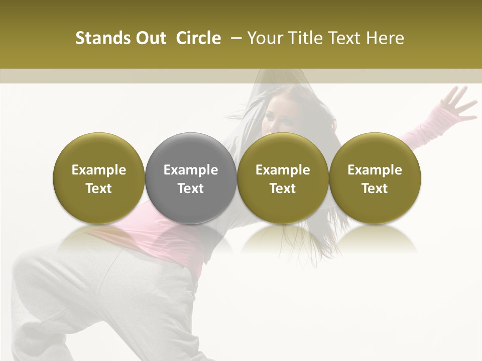 Dancer Exercise Action PowerPoint Template