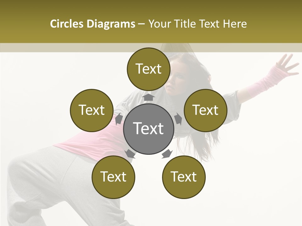 Dancer Exercise Action PowerPoint Template