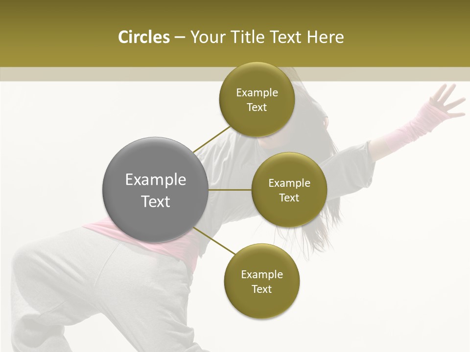 Dancer Exercise Action PowerPoint Template