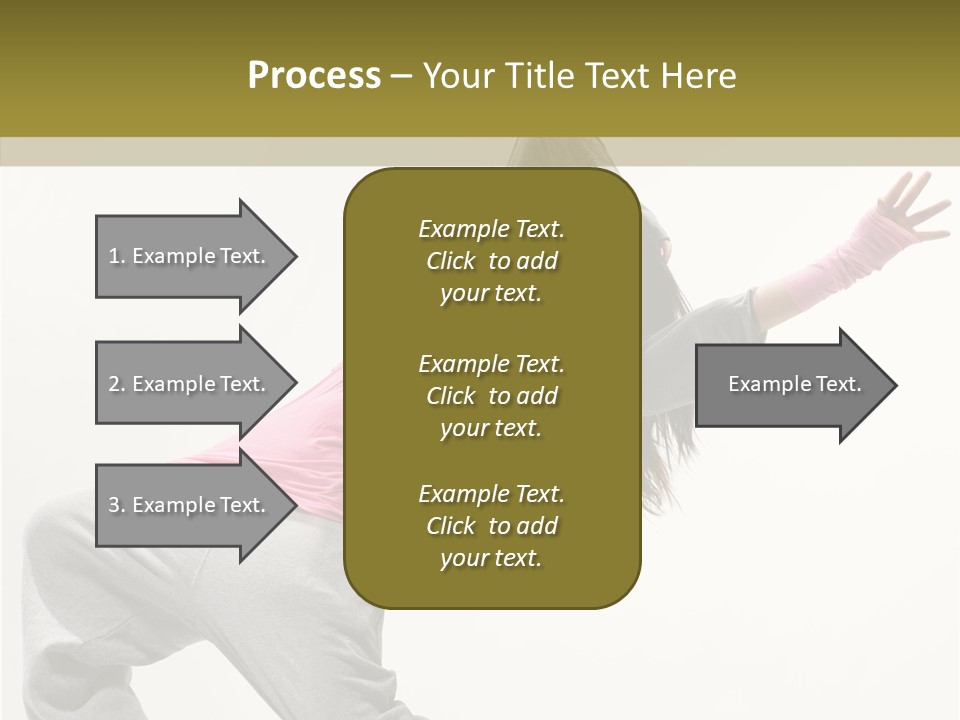Dancer Exercise Action PowerPoint Template