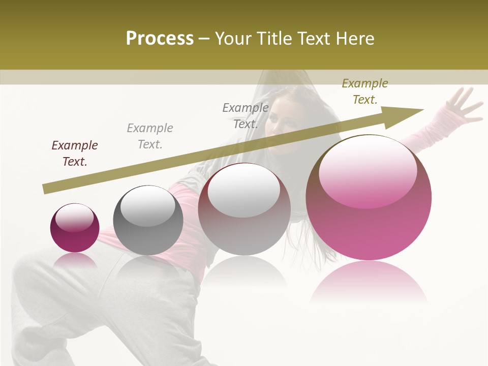 Dancer Exercise Action PowerPoint Template