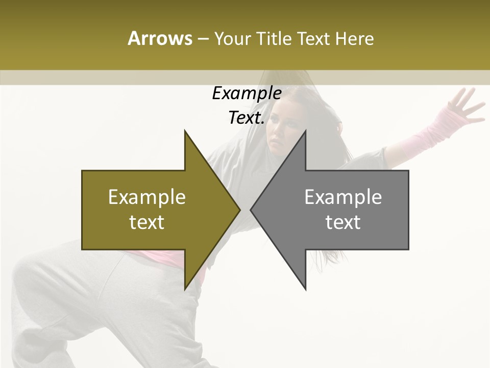 Dancer Exercise Action PowerPoint Template