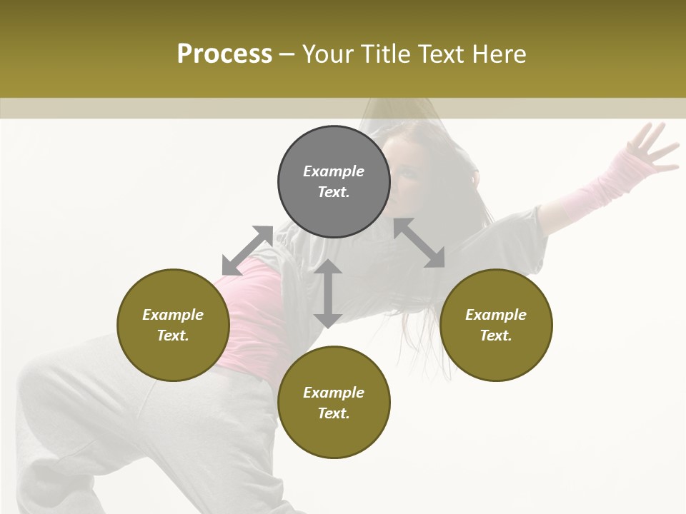 Dancer Exercise Action PowerPoint Template