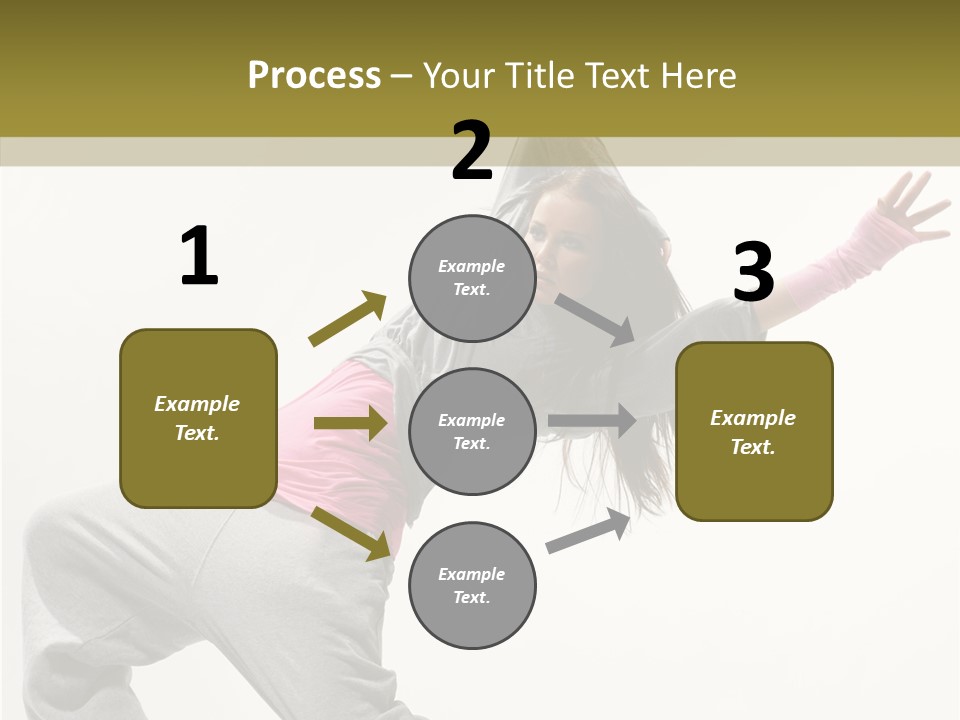 Dancer Exercise Action PowerPoint Template