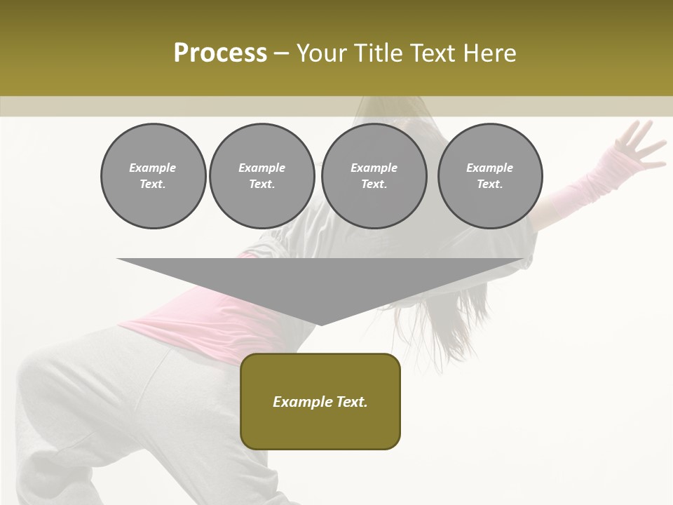 Dancer Exercise Action PowerPoint Template