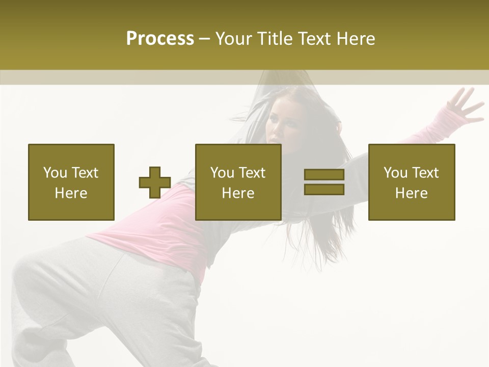 Dancer Exercise Action PowerPoint Template