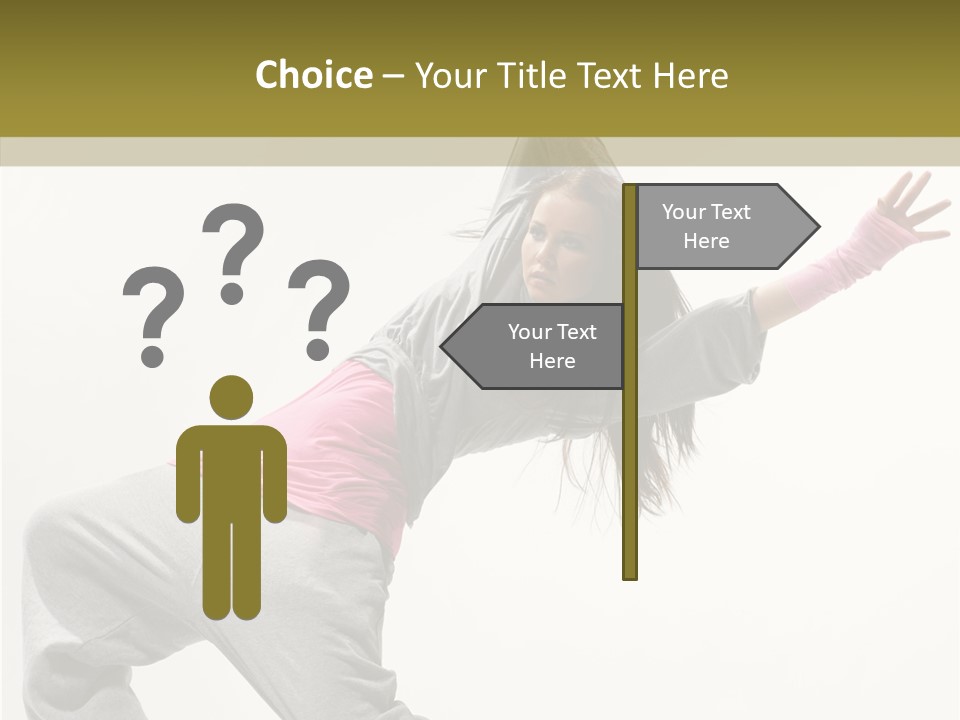 Dancer Exercise Action PowerPoint Template