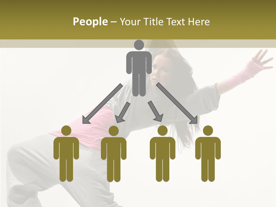 Dancer Exercise Action PowerPoint Template