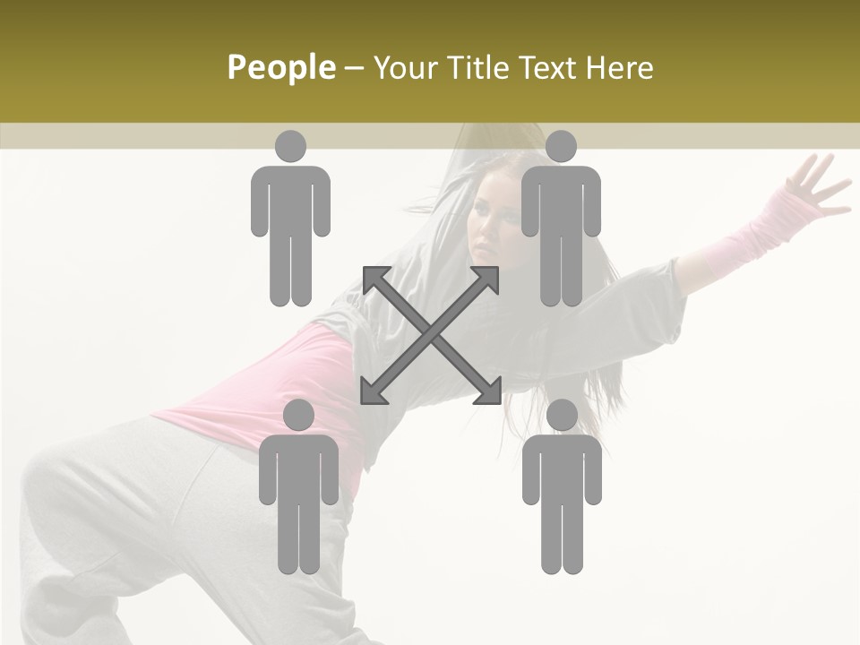 Dancer Exercise Action PowerPoint Template