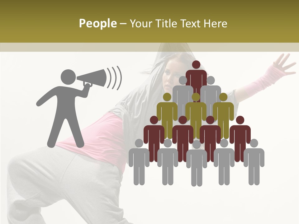 Dancer Exercise Action PowerPoint Template