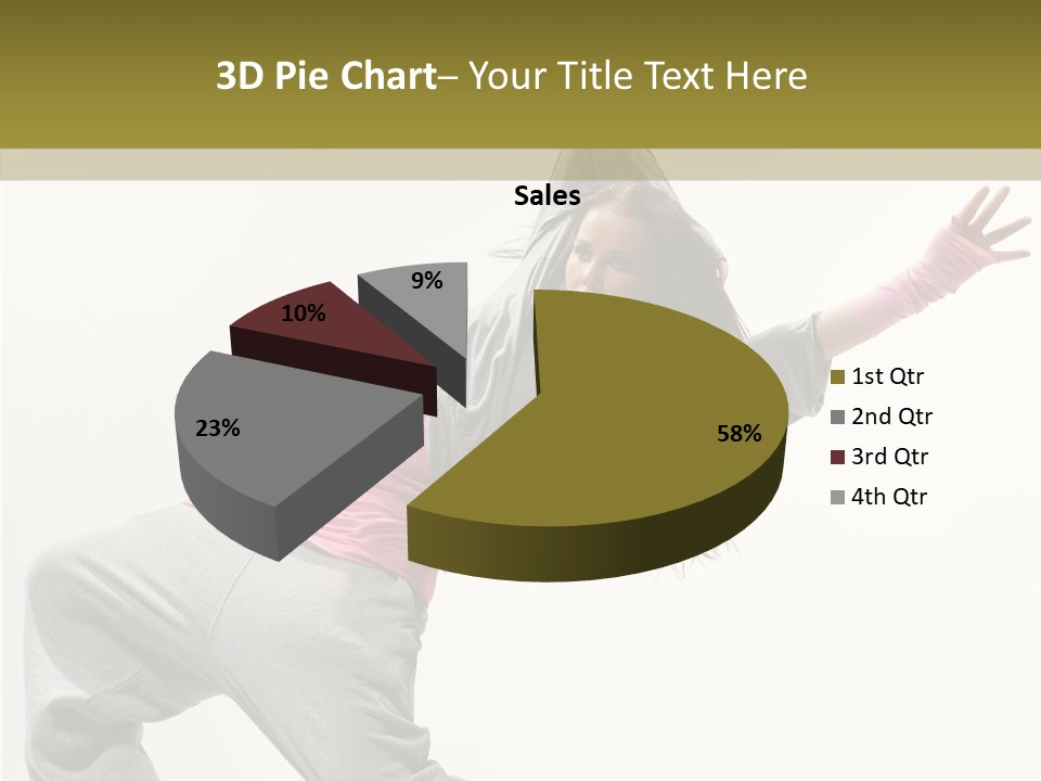 Dancer Exercise Action PowerPoint Template