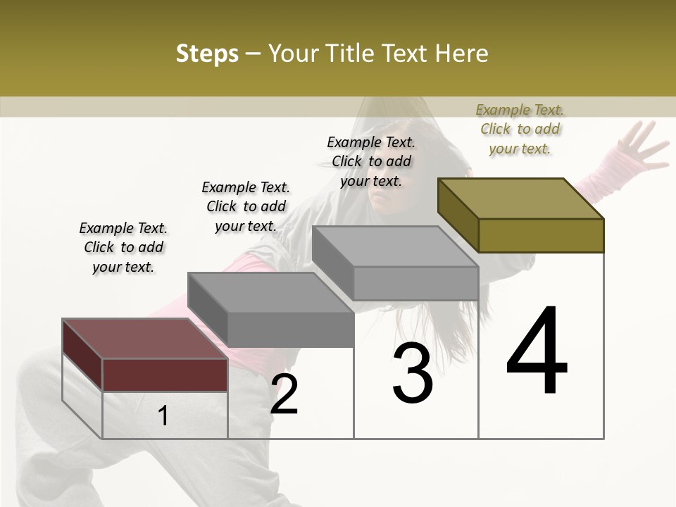 Dancer Exercise Action PowerPoint Template
