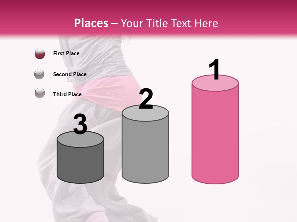 Artist Athlete Moving PowerPoint Template