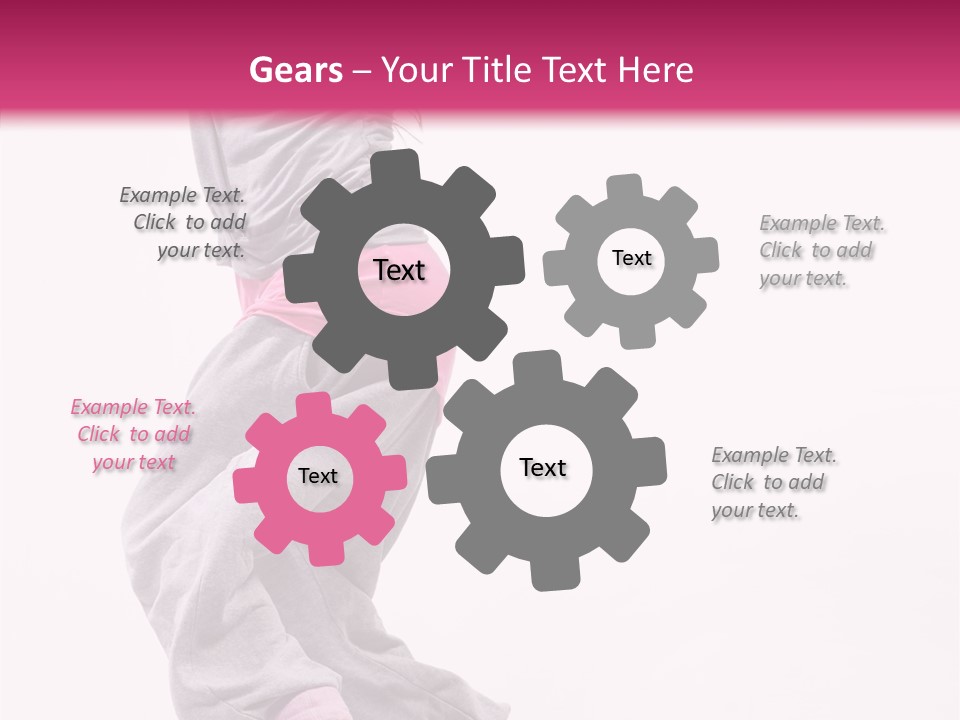 Artist Athlete Moving PowerPoint Template