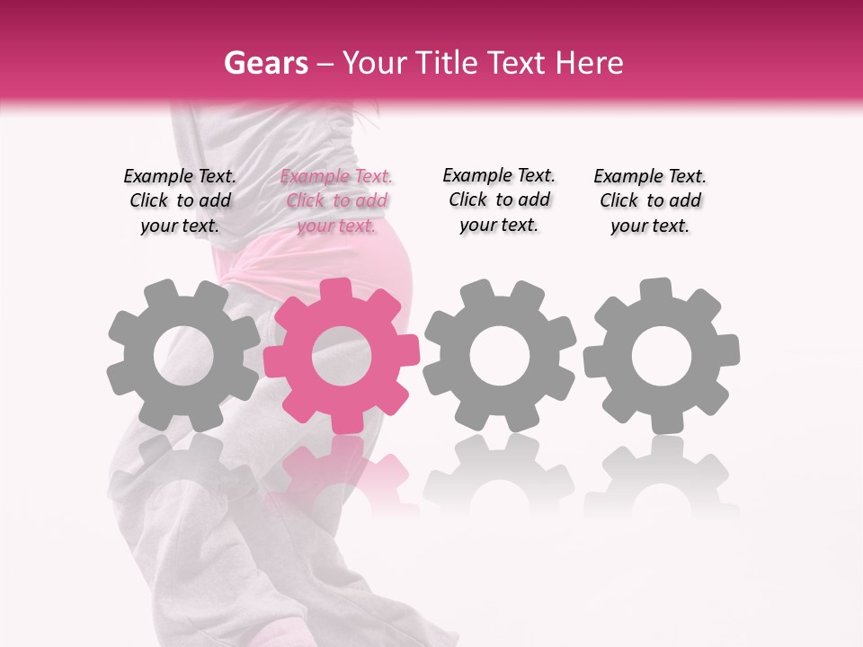 Artist Athlete Moving PowerPoint Template