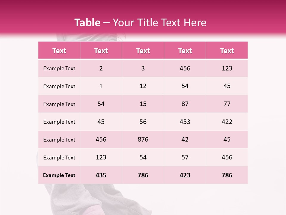 Artist Athlete Moving PowerPoint Template