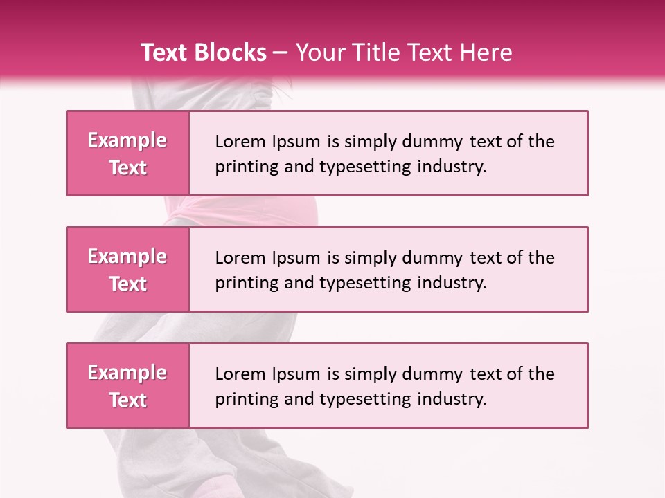 Artist Athlete Moving PowerPoint Template