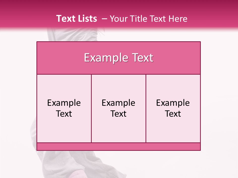 Artist Athlete Moving PowerPoint Template