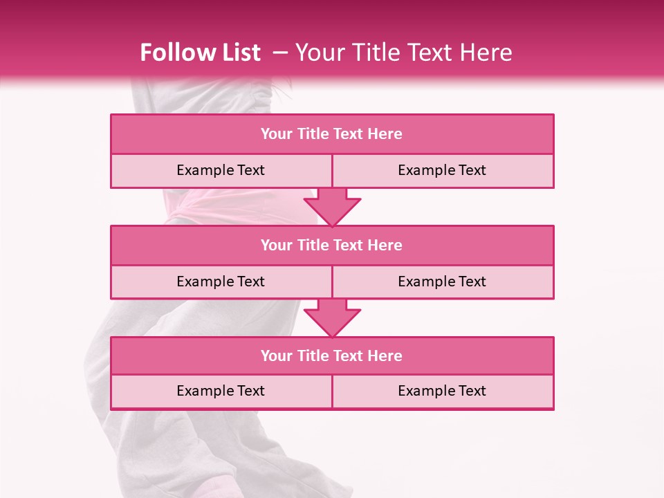Artist Athlete Moving PowerPoint Template
