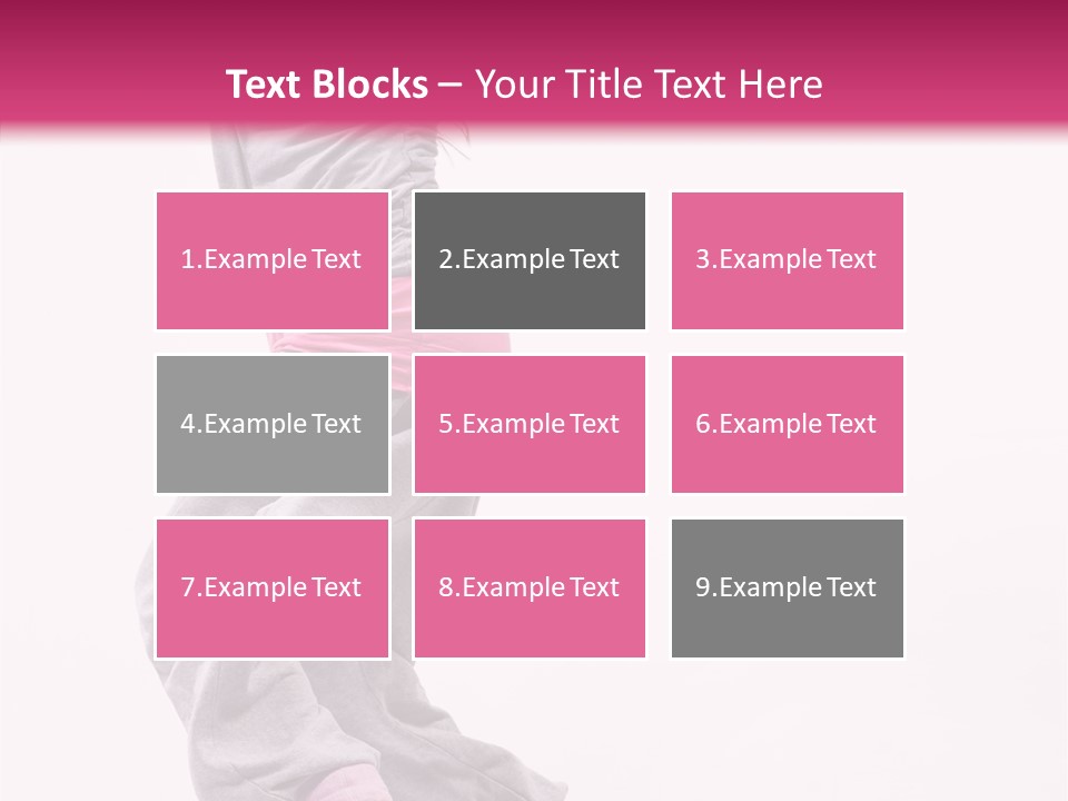 Artist Athlete Moving PowerPoint Template