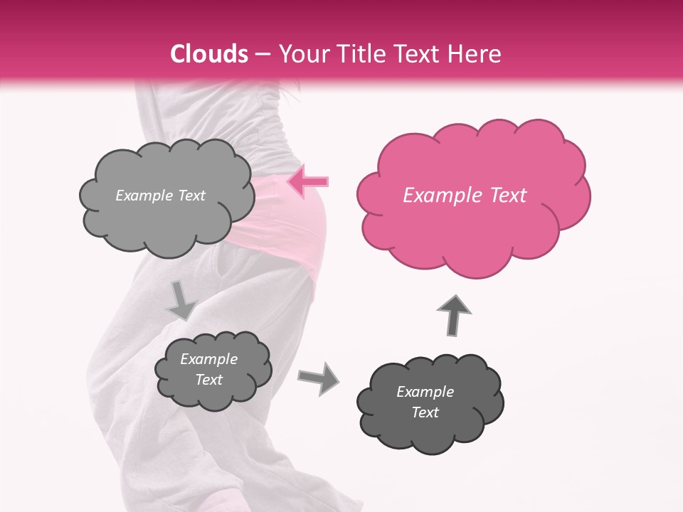 Artist Athlete Moving PowerPoint Template