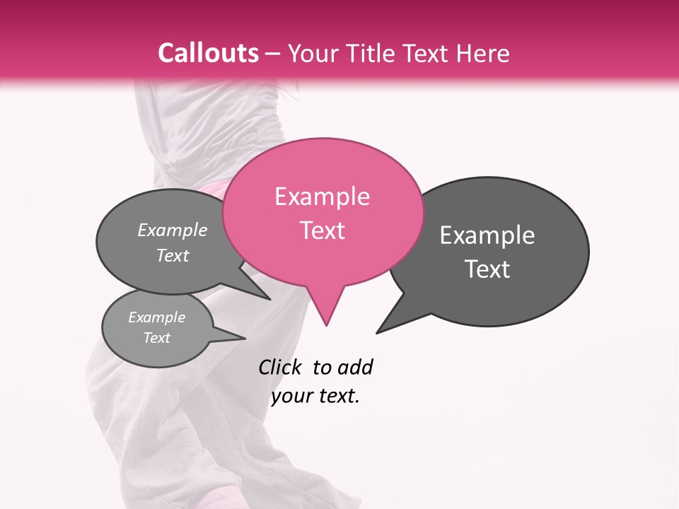 Artist Athlete Moving PowerPoint Template