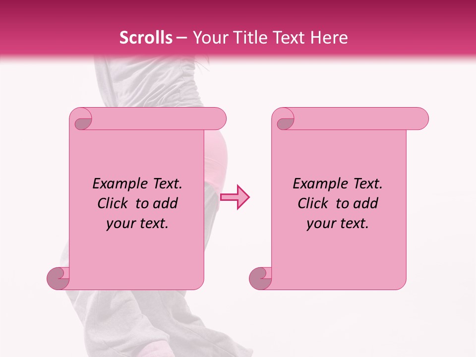 Artist Athlete Moving PowerPoint Template